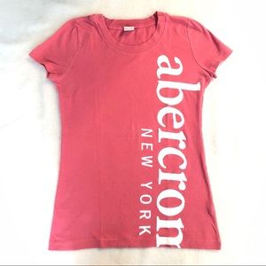 Abercrombie New York Lettering Logo Tee Shirt